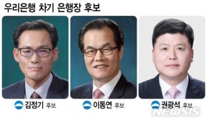 우리금융지주 임추위, 차기 우리은행장 후보 31일 결정