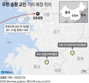 우한교민 진천 수용에 인근 공공기관 직원 신종코로나 우려에 휴가 허용