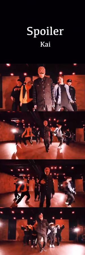 엑소(EXO) 카이, 인스타서 &apos;Spoiler&apos; 춤 영상 공개 "한 편의 뮤비같은 연습영상"