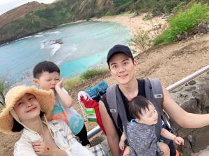 이현이, 남편-두 아들과 하와이 가족여행 "행복합니다 진심이예요"