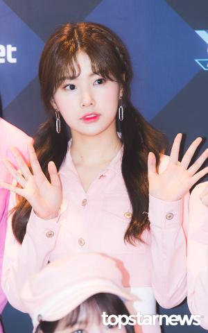 [HD포토] ‘양갈래 혜원’이라니…‘거 미모가 너무한 것 아니오?’, 아이즈원(IZ*ONE) 강혜원 엠카운트다운 리허설 포토타임 사진 6pics