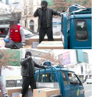 김보성, ‘의리’로 직접 트럭 끌며 대구서 마스크 배부…"눈물 나도록 가슴 아파"