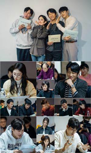 tvN 새 수목드라마 &apos;오 마이 베이비&apos; 장나라-고준-박병은-정건주, 대본리딩 현장 공개
