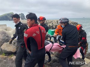 제주 고산서 갯바위 낚시객 바다에 빠져 숨져