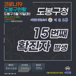 [속보] 도봉구청, 코로나19 15번 확진자 동선 공개…쌍문동 거주, 가왕코인노래연습장 방문