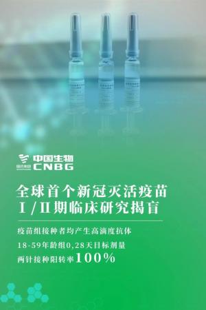중국 제약회사 코로나19 백신 임상시험 성과…"안정성 입증"