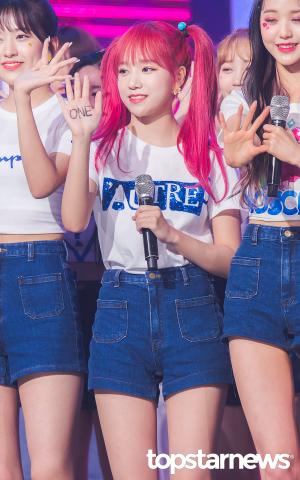 [HD포토] 아이즈원(IZ*ONE) 조유리, ‘손바닥에 적어놓은 ONE’ (쇼챔피언)