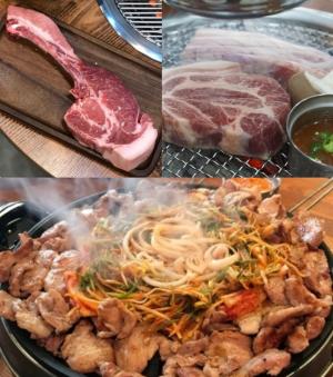 ‘생방송투데이-환상의코스’ 서울 송파구 석촌호수 맛집, 삼겹끝살파무침-망치갈비(목갈비)-제주근고기 “3색 돼지로드!”