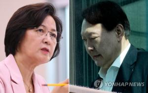 윤석열, 추미애 지휘 수용…추미애 "만시지탄이지만 국민 바람에 부합"