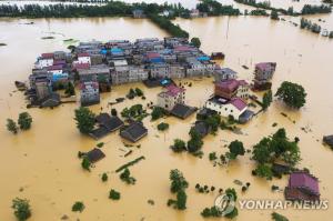 중국 홍수 피해 14조원…전국 이재민 3천800만명