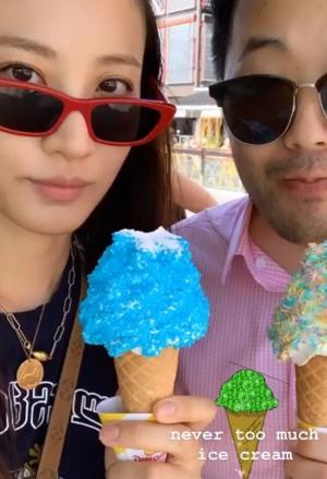 배우 수현, 차민근과 아이스크림 데이트 인증…남편과 나이 차이는?