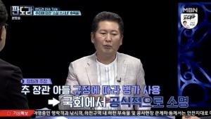 ‘판도라’ 권성동 “추미애 ‘소설 쓰시네’ 발언, 장관 품위 떨어뜨려”…정청래-이상민 “가치 없는 질문”