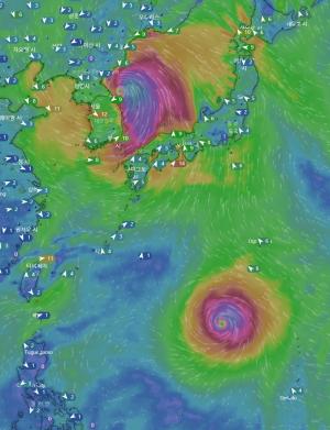 태풍 마이삭 현재위치는 동해…10호 태풍 하이선 월요일 상륙