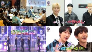 ‘최애엔터테인먼트’ 후이(이회택)XMJ(명준)X옥진욱X추혁진X박형석, 데뷔 후 쇼챔피언-은혁과 광희 주간아이돌-정오의희망곡-2시만세 출연 (1)