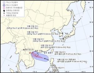 제16호 태풍 &apos;낭카&apos; 홍콩 남쪽 해상서 발생…베트남으로 이동