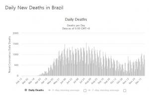 브라질 코로나19 사망자 19만명…전문가들은 22만∼23만명 추산
