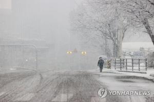 서울 전역 대설주의보, 눈 5㎝ 이상…전라 동부 내륙, 제주도 산지 최대 15㎝ 많은 눈