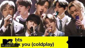 "최애 팝송을"…방탄소년단(BTS), MTV 언플러그드서 콜드플레이 &apos;Fix You&apos; 커버 예고돼 눈길