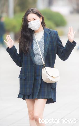 [HD포토] 선미(SUNMI), ‘예쁨 가득한 출근길 패션’ (두시탈출 컬투쇼 출근길)