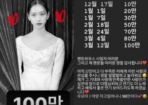 "주석경 효과…" 배우 한지현, &apos;펜트하우스&apos; 덕분에 인스타 팔로워 100만명 기록 