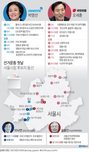 여야, 보궐선거 공식 선거운동 첫날부터 총력전…&apos;부동산 의혹&apos; 충돌