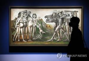 70년 만에야 한국에 입국한 피카소 작품 &apos;한국에서의 학살&apos;