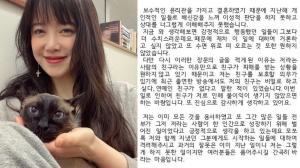 "안재현 용서했다" 구혜선, 이혼 이유 재차 언급→친구 보호 요청