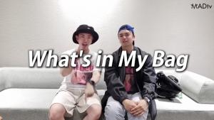 매드몬스터, 제이호-탄 가방 속 필수템은? ‘What&apos;s in my bag’ 공개