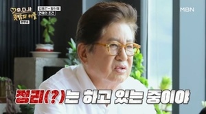 "주변 정리는 다 됐어요? 황신혜 질문에 대한 김용건 대답