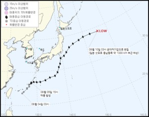 10호 태풍 미리내, 온대저기압 변질…2021 태풍 발생 현황 보니