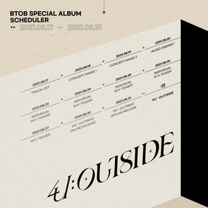 비투비, 스페셜 앨범 &apos;4U : OUTSIDE’ 스케줄러 티저 오픈…컴백 카운트다운 돌입