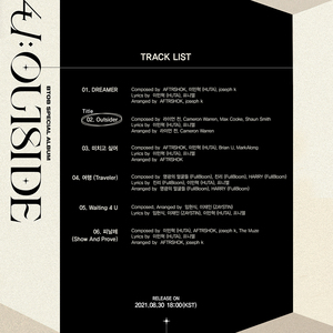 비투비, 스페셜 앨범 &apos;4U : OUTSIDE’ 트랙리스트 공개… 타이틀곡은 ‘Outsider’