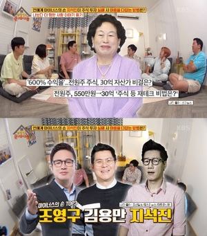 &apos;옥탑방의 문제아들&apos; 김프로, "연예계 주식 고수는 전원주"→최악 TOP4는?