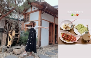 "건강한 것만 먹기"…성유리, 쌍둥이 임신 후 식단 공개