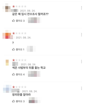 "창피한 줄 알아라"…부산대, 조국 딸 의전원 입학 취소→지지자들 평점 테러 나섰다