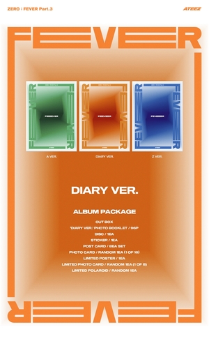 “에이티즈(ATEEZ), 일곱 번째 미니 앨범 ‘제로 : 피버 파트 3’ 예판 시작… ‘열병의 끝자락’에 도달한 멤버들의 이야기 담아”