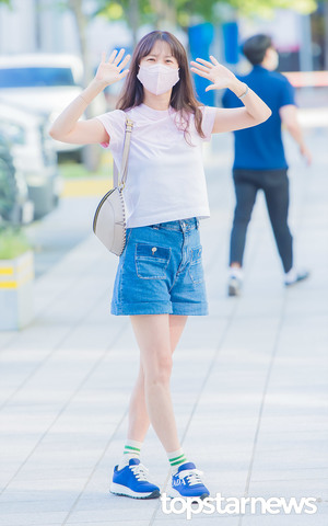 [HD포토] 박소현, ‘핑크빛 비주얼’ (박소현의 러브게임 출근길)