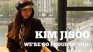"we&apos;re so proud of you Kim Jisoo" 블랙핑크 지수, 아름다운 미모 발산
