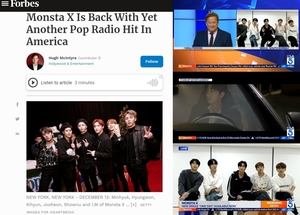 몬스타엑스(MONSTA X), ‘One Day’로 美 빌보드 ‘팝 에어플레이’ 차트 세 번째 진입 ‘新 역사 ing’