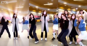&apos;광야의 언니&apos; 김이나, 에스파 틱톡에 등장…"학생들과 국어선생님?"