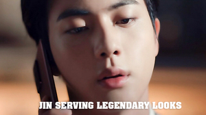 "Jin serving legendary looks" 방탄소년단 진, 삼성 광고 비하인드 속 &apos;남신&apos; 면모