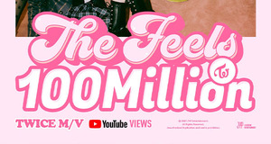 트와이스(TWICE), 첫 영어 싱글 &apos;The Feels&apos; 뮤직비디오 유튜브 1억 뷰 돌파, 통산 19번째 대기록
