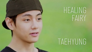 "HEALING FAIRY Taehyung♥" 방탄소년단 뷔, 일상의 여유 속에서 태양처럼 빛나는 청춘...방탄소년단 인더숲