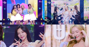 ‘뮤직뱅크’ 라붐(LABOUM), ‘Kiss Kiss’→‘상상더하기’로 무대 장악 ‘과즙미 팡팡’