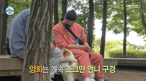 ‘나혼자산다’ 김응수와 성훈의 반려견과 함께하는 산책…“얘는 산책 1시간 하면 힘들겠다.” (3)