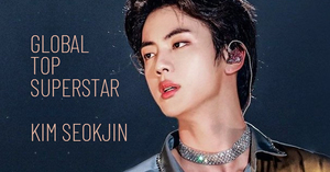 "Global top superstar♥" 방탄소년단 진, &apos;SNS King Kim Seokjin&apos; 11월 SNS 언급 인물 전 세계 톱2·아시아 1위