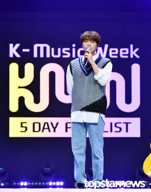 [HD포토] 정세운, ‘팬들과 만나는 무대’ (2021 K-Music Week)