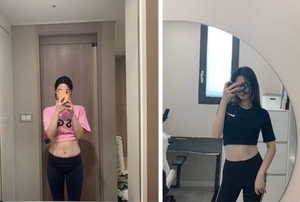 “천천히 꾸준히 다이어트”…‘최민환♥’ 율희, 다이어트 몸매 변화 공개