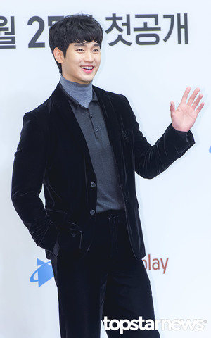 [HD포토] 김수현, ‘명불허전 건치미소’ (어느 날 제작발표회)