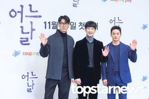 [UHD포토] 차승원-김수현-김성규, ‘3인 3색 포토타임’ (어느 날 제작발표회)